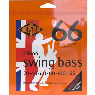 Rotosound Edelstahlsaiten für E-Bass, Runddraht, Hybrid, Stärke 30 40 60 80 100 125 Rotosound Edelstahlsaiten für E-Bass, Runddraht, Hybrid, Stärke 30 40 60 80 100 125