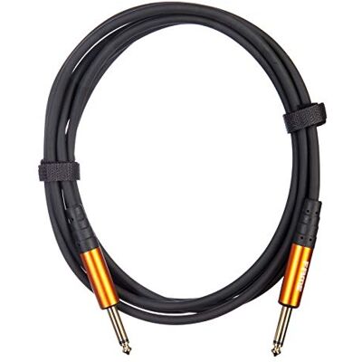Fame Dual Shielded Instrumentenkabel, 3 m, Gerade/Gerade, Hochwertiges E-Gitarrenkabel, Vergoldete Klinkenstecker Fame Dual Shielded Instrumentenkabel, 3 m, Gerade/Gerade, Hochwertiges E-Gitarrenkabel, Vergoldete Klinkenstecker