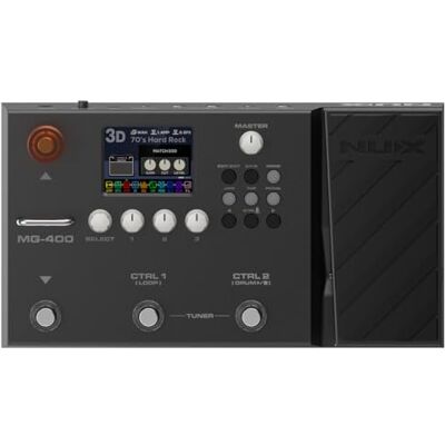 NUX MG-400 Multi Effects Pedal, Amp Modeling, 512 Proben IR, 10 unabhängige bewegliche Signalblöcke NUX MG-400 Multi Effects Pedal, Amp Modeling, 512 Proben IR, 10 unabhängige bewegliche Signalblöcke