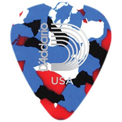 Waves Plektren aus Zelluloid für Gitarre, 10 Stück, extra schwer. Waves Plektren aus Zelluloid für Gitarre, 10 Stück, extra schwer.