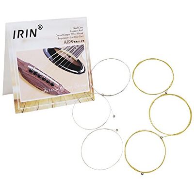 Generic Gitarrenschnüre, Akustikgitarren -Saiten E -Gitarre Strings Akustische Folk Gitarrenstrings Ersatz Full Set 6pcs Stahlkern mit Endball Medium Spannung für Musiktorliebhaber Generic Gitarrenschnüre, Akustikgitarren -Saiten E -Gitarre Strings Akustische Folk Gitarrenstrings Ersatz Full Set 6pcs Stahlkern mit Endball Medium Spannung für Musiktorliebhaber