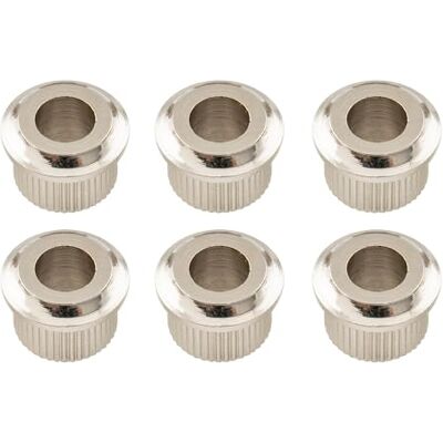 Musiclily Pro 6mm bis 10mm Mechaniken Adapter Einpresshülsen Nickel 6 Stück Stahl, Vintage/Modern Musiclily Pro 6mm bis 10mm Mechaniken Adapter Einpresshülsen Nickel 6 Stück Stahl, Vintage/Modern