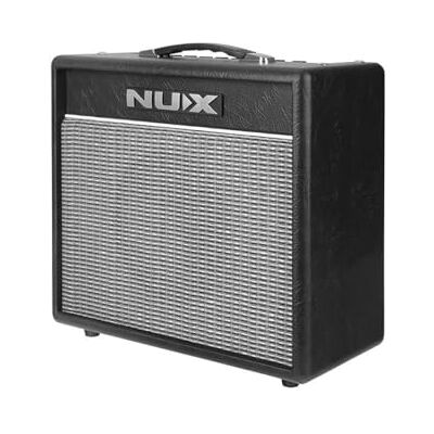 NUX Mighty 20 BT tragbarere Verstärker, Gitarrenverstärker (20 Watt Output, 4 Kanäle, 9 verschiedene Effekte, 3.5mm Aux-Anschluss, 8 Zoll Lautsprecher, Bluethooth), Schwarz NUX Mighty 20 BT tragbarere Verstärker, Gitarrenverstärker (20 Watt Output, 4 Kanäle, 9 verschiedene Effekte, 3.5mm Aux-Anschluss, 8 Zoll Lautsprecher, Bluethooth), Schwarz