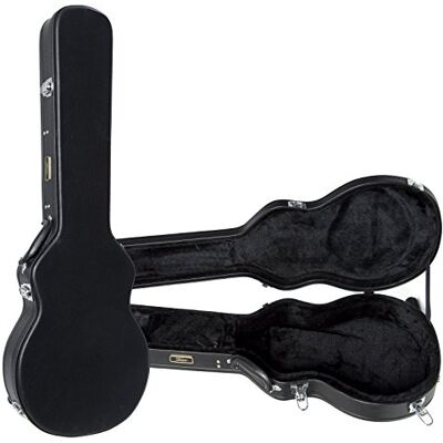 Fame Case Singlecut Gitarrenkoffer, Schwarz, Robuster E-Gitarren Koffer, Wetterfester Holzkern, Stabile Metallschnallen, Zubehörfach, Polsterung, Ideal für sicheren Transport und Schutz Fame Case Singlecut Gitarrenkoffer, Schwarz, Robuster E-Gitarren Koffer, Wetterfester Holzkern, Stabile Metallschnallen, Zubehörfach, Polsterung, Ideal für sicheren Transport und Schutz
