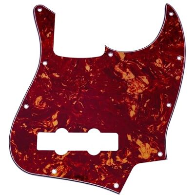 Musiclily Pro 10 Löcher J Bass Schlagbrett 4-lagig Vintage Tortoise für 4-Saiter Fender American/Mexican Standard Jazz Bass Musiclily Pro 10 Löcher J Bass Schlagbrett 4-lagig Vintage Tortoise für 4-Saiter Fender American/Mexican Standard Jazz Bass