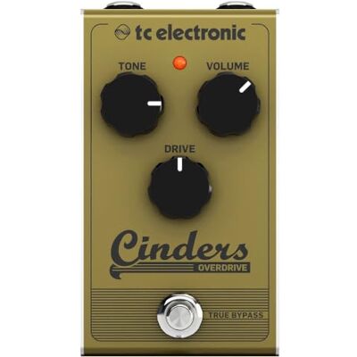 t.c electronic TC Electronic CINDERS OVERDRIVE Röhrenähnlicher Overdrive mit extrem reaktionsschnellem und ausdrucksstarkem Spielgefühl t.c electronic TC Electronic CINDERS OVERDRIVE Röhrenähnlicher Overdrive mit extrem reaktionsschnellem und ausdrucksstarkem Spielgefühl