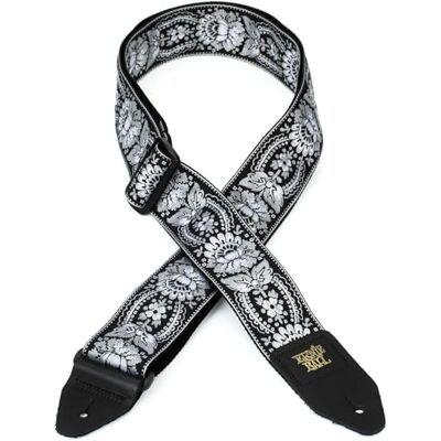 Ernie Ball Jacquard-Gitarrengurt Silver Orleans Ernie Ball Jacquard-Gitarrengurt Silver Orleans