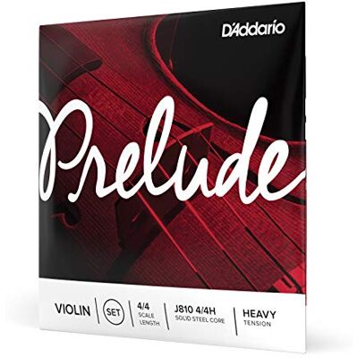 D'Addario Prelude Violinsaitensatz, 4/4 Größe, Hohe Spannung D'Addario Prelude Violinsaitensatz, 4/4 Größe, Hohe Spannung
