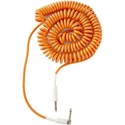 Fame Hochwertiges Instrumentenkabel 9m, Orange, Klinke Mono zu Winkelklinke, PVC-Mantel, Kreuzgeflechtschirm, Ideal für Musiker, Gehobener Standard Fame Hochwertiges Instrumentenkabel 9m, Orange, Klinke Mono zu Winkelklinke, PVC-Mantel, Kreuzgeflechtschirm, Ideal für Musiker, Gehobener Standard