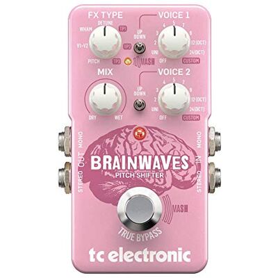 t.c electronic TC Electronic BRAINWAVES PITCH SHIFTER Außergewöhnlicher Pitch Shifter mit Algorithmen in Studioqualität, 4-Oktaven-Dual-Voices und bahnbrechendem MASH-Fußschalter t.c electronic TC Electronic BRAINWAVES PITCH SHIFTER Außergewöhnlicher Pitch Shifter mit Algorithmen in Studioqualität, 4-Oktaven-Dual-Voices und bahnbrechendem MASH-Fußschalter