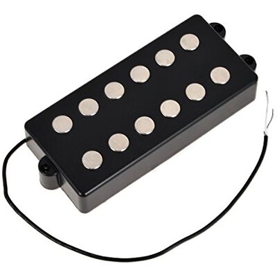 Kmise mi0555 schwarz 6 Saiten Bass Gitarre Tonabnehmer Humbucker für Musik Man Bass-Coil Tap Kmise mi0555 schwarz 6 Saiten Bass Gitarre Tonabnehmer Humbucker für Musik Man Bass-Coil Tap