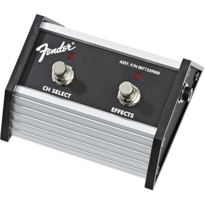 Fender 2-Tasten Gitarren Fußschalter Kanalumschaltung & Effekte, 6,35mm für Champion & Frontman Verstärker, Kanalumschaltung, Effekte ein/aus, 6,35mm Klinkenbuchse, E-Gitarre Zubehör Fender 2-Tasten Gitarren Fußschalter Kanalumschaltung & Effekte, 6,35mm für Champion & Frontman Verstärker, Kanalumschaltung, Effekte ein/aus, 6,35mm Klinkenbuchse, E-Gitarre Zubehör