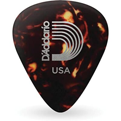 Waves D'Addario Celluloid Plektren Shell-Farbe Extra Heavy, 25er-Pack Waves D'Addario Celluloid Plektren Shell-Farbe Extra Heavy, 25er-Pack