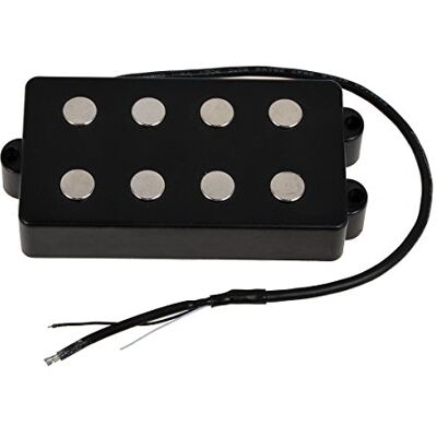 Kmise schwarz 4 Saiten Bass Humbucker Double Coil Pickup für Bass Gitarre Coil Tap Kmise schwarz 4 Saiten Bass Humbucker Double Coil Pickup für Bass Gitarre Coil Tap