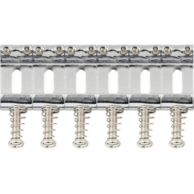 Musiclily Pro 10,8 mm Stahl Vintage Tremolo Saitenreiter Chrom 6er Set für Strat Style E-Gitarre Musiclily Pro 10,8 mm Stahl Vintage Tremolo Saitenreiter Chrom 6er Set für Strat Style E-Gitarre