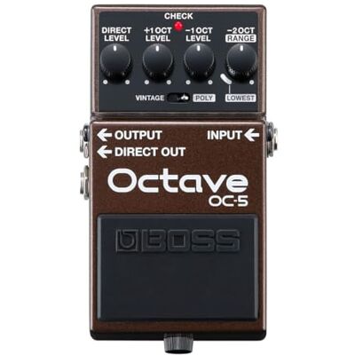 Boss OC-5 Octave Effektpedal für Gitarre und Bass mit Vintage- und polyphonem Modus Boss OC-5 Octave Effektpedal für Gitarre und Bass mit Vintage- und polyphonem Modus
