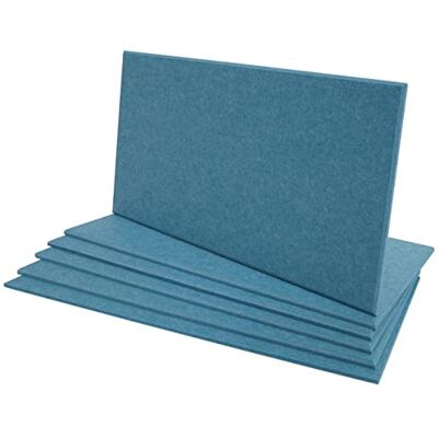 Mendler Wandpaneele Set 6 Blau - Wand Akustikpaneele Mendler Wandpaneele Set 6 Blau - Wand Akustikpaneele
