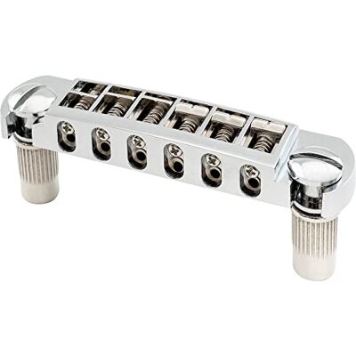 Musiclily Pro BW001 52,5mm Pigtail Type Tune-O-Matic Wraparound Steg Chrom für Epi LP SG Style E-Gitarre Musiclily Pro BW001 52,5mm Pigtail Type Tune-O-Matic Wraparound Steg Chrom für Epi LP SG Style E-Gitarre