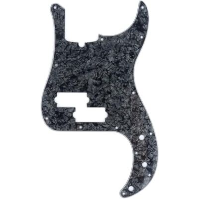 Musiclily Pro 13 Löcher P Bass Pickguard Schlagbrett 4 lagig Black Pearl für 4-Saiter American Precision Bass Musiclily Pro 13 Löcher P Bass Pickguard Schlagbrett 4 lagig Black Pearl für 4-Saiter American Precision Bass