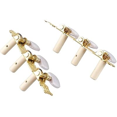 Generic Klassische Gitarrentuner, Gitarrenteile Akustische Gitarren -Tuning -Pegs 2pcs Klassische Gitarren Stringmaschinen Köpfe Tuning Pegs Keys Tuner Set White Button Generic Klassische Gitarrentuner, Gitarrenteile Akustische Gitarren -Tuning -Pegs 2pcs Klassische Gitarren Stringmaschinen Köpfe Tuning Pegs Keys Tuner Set White Button