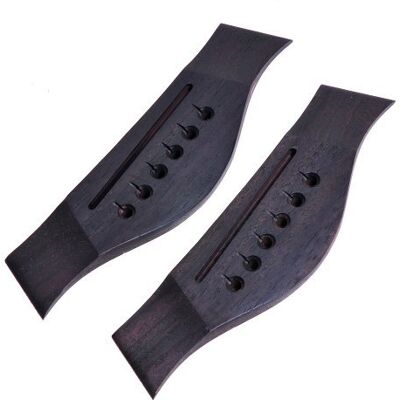 Kmise 2 x 6 Saiten Rosenholz Akustikgitarre Brücke Kmise 2 x 6 Saiten Rosenholz Akustikgitarre Brücke