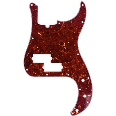 Musiclily Pro 13 Löcher P Bass Schlagbrett 4 lagig Vintage Tortoise für 4-Saiter American Precision Bass Musiclily Pro 13 Löcher P Bass Schlagbrett 4 lagig Vintage Tortoise für 4-Saiter American Precision Bass