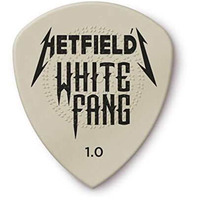 Dunlop Plektrum Ultex Hetfield's White Fang 1,00mm 6 Stück, Weiß Dunlop Plektrum Ultex Hetfield's White Fang 1,00mm 6 Stück, Weiß