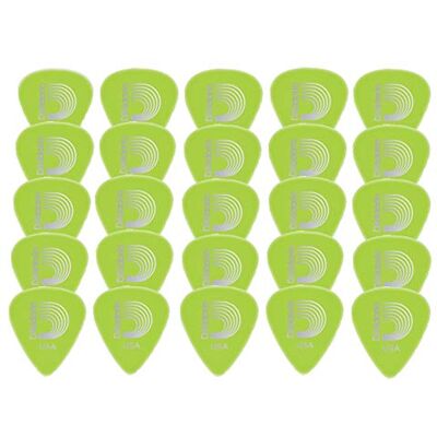 Waves D'Addario Celluloid Plektren Cellu-Glow Medium, 25er-Pack Waves D'Addario Celluloid Plektren Cellu-Glow Medium, 25er-Pack