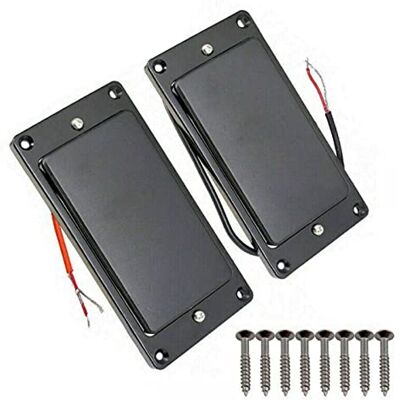 Generic Humbucker Pickups, E -Gitarren -Pickups Gitarren Gitarre Versiegelte Humbucker Doppelspulenbrücke mit Höhenverstellschrauben und Federn für eine Breite Palette von Generic Humbucker Pickups, E -Gitarren -Pickups Gitarren Gitarre Versiegelte Humbucker Doppelspulenbrücke mit Höhenverstellschrauben und Federn für eine Breite Palette von