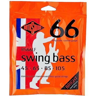 Rotosound Saiten für E-Bass SWING 66 STAINLESS SETS 4-str. RS66LF Stainless Custom 45-105 Rotosound Saiten für E-Bass SWING 66 STAINLESS SETS 4-str. RS66LF Stainless Custom 45-105