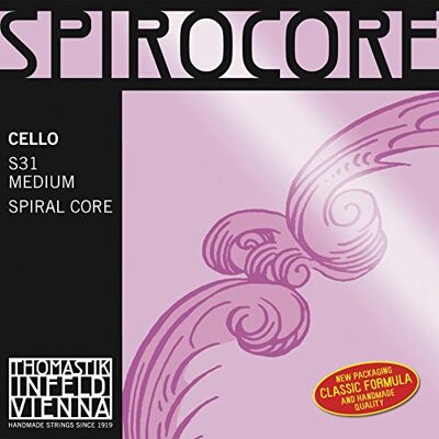 Thomastik-Infeld Thomastik Einzelsaite für Cello 4/4 Spirocore C-Saite Spiralseilkern, Silber umsponnen, mittel Thomastik-Infeld Thomastik Einzelsaite für Cello 4/4 Spirocore C-Saite Spiralseilkern, Silber umsponnen, mittel