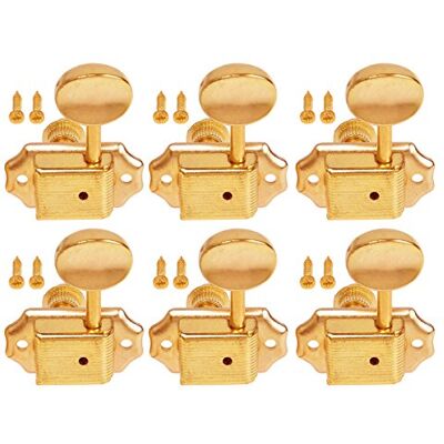 Kmise Elektro Akustik Gitarre Saiten Tuning Pegs Schlüssel Tuner Maschine Köpfe Gold 6 Left Kmise Elektro Akustik Gitarre Saiten Tuning Pegs Schlüssel Tuner Maschine Köpfe Gold 6 Left