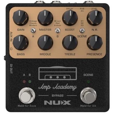 NUX NGS-6 Amp Academy Amp Modeler Guitar Pedal 1024 Samples IR, 3rd Party IR Loader NUX NGS-6 Amp Academy Amp Modeler Guitar Pedal 1024 Samples IR, 3rd Party IR Loader