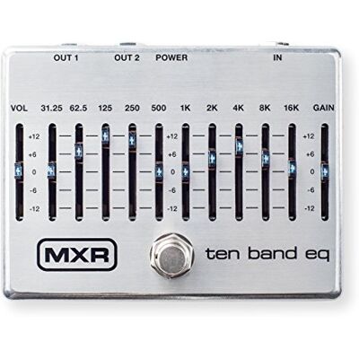 MXR M108S Ten Band EQ Pedal, Silber MXR M108S Ten Band EQ Pedal, Silber