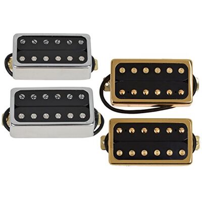 Kmise verschiedenen versiegelt Gitarre Humbucker Tonabnehmer Double Coil Gold/Chrom Paar 2 Kmise verschiedenen versiegelt Gitarre Humbucker Tonabnehmer Double Coil Gold/Chrom Paar 2