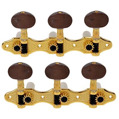 Kmise Klassische Gitarre Tuning Pegs Mechaniken Tuner vergoldet höhlenerkundung Muster Paar 1 Kmise Klassische Gitarre Tuning Pegs Mechaniken Tuner vergoldet höhlenerkundung Muster Paar 1