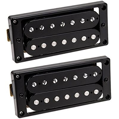 Kmise Tonabnehmer für 7 Saiten, Doppelspule, Humbucker, Schwarz, 1 Paar Kmise Tonabnehmer für 7 Saiten, Doppelspule, Humbucker, Schwarz, 1 Paar