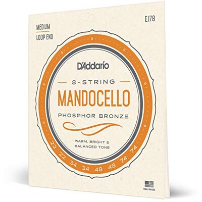 D'Addario EJ78 Mandocello Saiten Satz Phosphor Bronze D'Addario EJ78 Mandocello Saiten Satz Phosphor Bronze