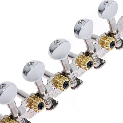 Kmise Chrome Inline Saite für Klassik Gitarre Tuning Peg Machine Head Linkshänder Kmise Chrome Inline Saite für Klassik Gitarre Tuning Peg Machine Head Linkshänder