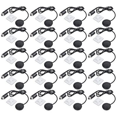 Kmise Akustische Gitarre Tonabnehmer Piezo-Transducer-Anschluss für Gitarre Violine Ukulele Mandoline Teile 20 PCS Kmise Akustische Gitarre Tonabnehmer Piezo-Transducer-Anschluss für Gitarre Violine Ukulele Mandoline Teile 20 PCS