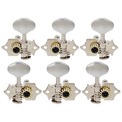 Kmise Chrome Gitarre Tuning Peg Tuner Machine Head für Grover STA-Tite Ersatz-Set von 1 Kmise Chrome Gitarre Tuning Peg Tuner Machine Head für Grover STA-Tite Ersatz-Set von 1