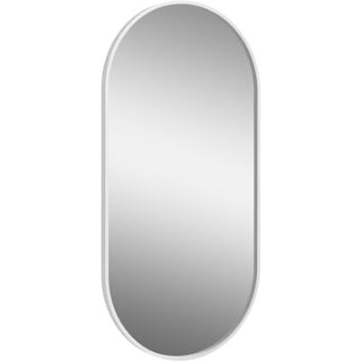 ART Spiegel Oval 50x100 cm weiß MDF für Wohnzimmer Flur Korridor ART Spiegel Oval 50x100 cm weiß MDF für Wohnzimmer Flur Korridor