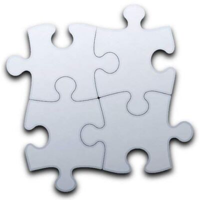 Super Sendmeamirror Puzzle-Spiegel (insgesamt Vier Puzzleteile), 20 x 20 cm Super Sendmeamirror Puzzle-Spiegel (insgesamt Vier Puzzleteile), 20 x 20 cm