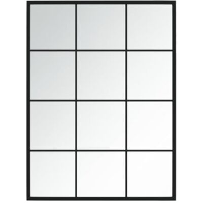 vidaXL Wandspiegel Hängespiegel Spiegel Flurspiegel Dekospiegel Schminkspiegel Wohnzimmer Wandmontage Badspiegel Schwarz 80x60cm Metall vidaXL Wandspiegel Hängespiegel Spiegel Flurspiegel Dekospiegel Schminkspiegel Wohnzimmer Wandmontage Badspiegel Schwarz 80x60cm Metall