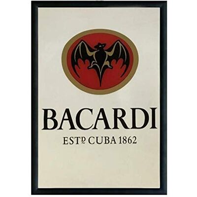 ART Bacardi Logo Spiegel, 20 x 30 cm ART Bacardi Logo Spiegel, 20 x 30 cm