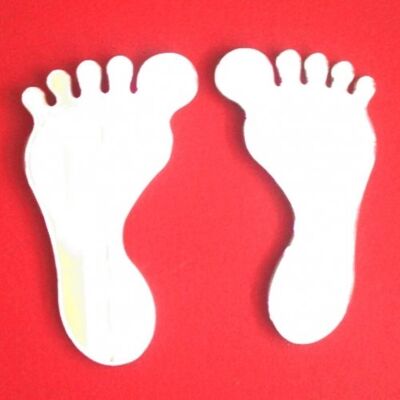 Super Füße Spiegel – 12 cm x 14 cm Super Füße Spiegel – 12 cm x 14 cm