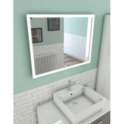 AURLANE Badezimmerspiegel, LED, selbstleuchtend, 60 x 80 cm AURLANE Badezimmerspiegel, LED, selbstleuchtend, 60 x 80 cm