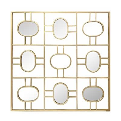LW Collection Metall Wandspiegel 80x80cm Gold - Produkttyp LW Collection Metall Wandspiegel 80x80cm Gold - Produkttyp