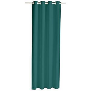 Today Vorhang Blickdicht mit Ösen, Polyester, Smaragd, 140x260-cm Today Vorhang Blickdicht mit Ösen, Polyester, Smaragd, 140x260-cm