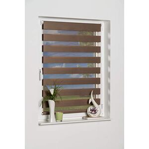 K-HOME Maringa Klemmfix Rollos - Braun - 150x120 cm - Fensterdekoration K-HOME Maringa Klemmfix Rollos - Braun - 150x120 cm - Fensterdekoration